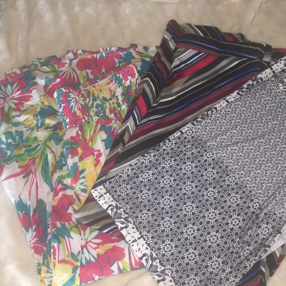 Lot of 3 Lane Bryant maxi skirts